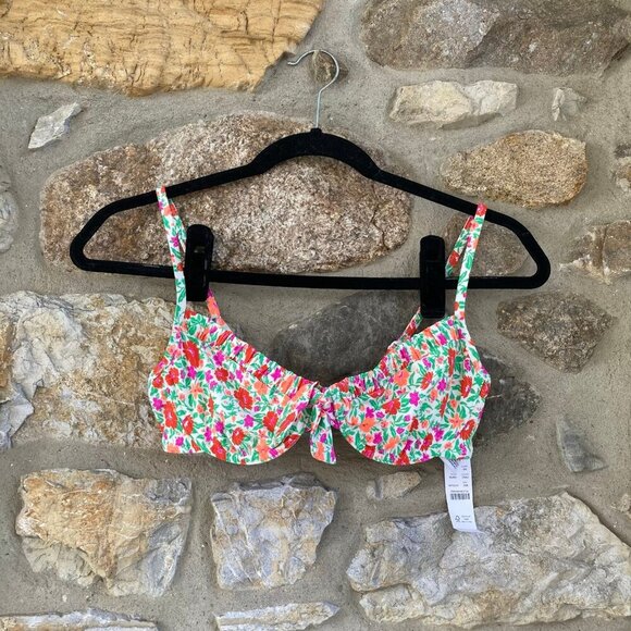 NWT J. Crew Storybook Floral High Waisted Bikini Swimsuit Set 34B / XS - Picture 4 of 12